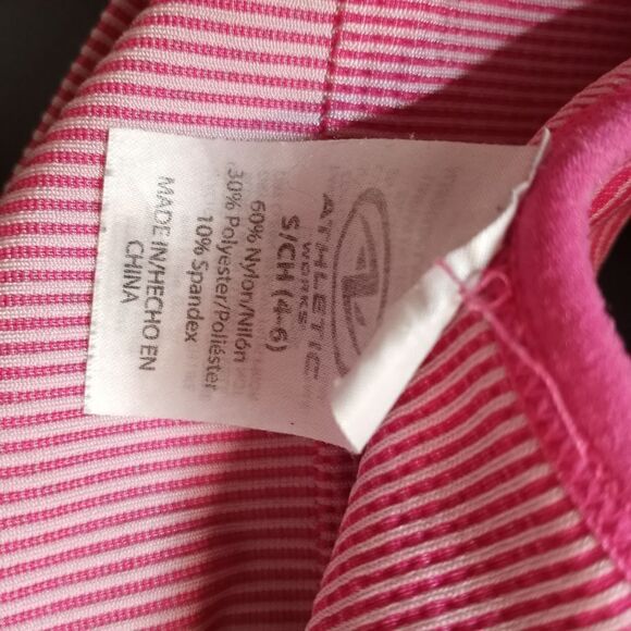 ATHLETIC WORKS Women’s Longline Sports Bra Small Impact Fuchsia - Picture 2 of 6